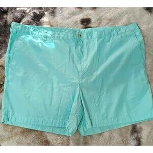 Columbia PFG Bonehead II Shorts 50W Teal Flat Front Fish Golf Mens UPF 30